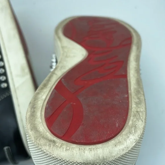 Christian Louboutin Louis Flat Calf Spikes - Picture 7 of 10